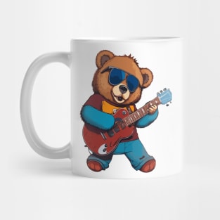 Bear Play Guitar Mug